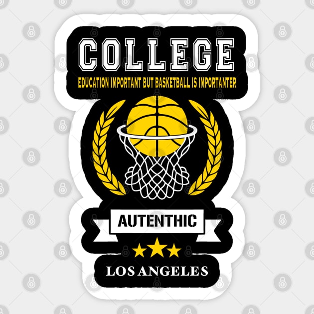 Basketball Vintage Urban Slogan Sticker by Afdhal Project